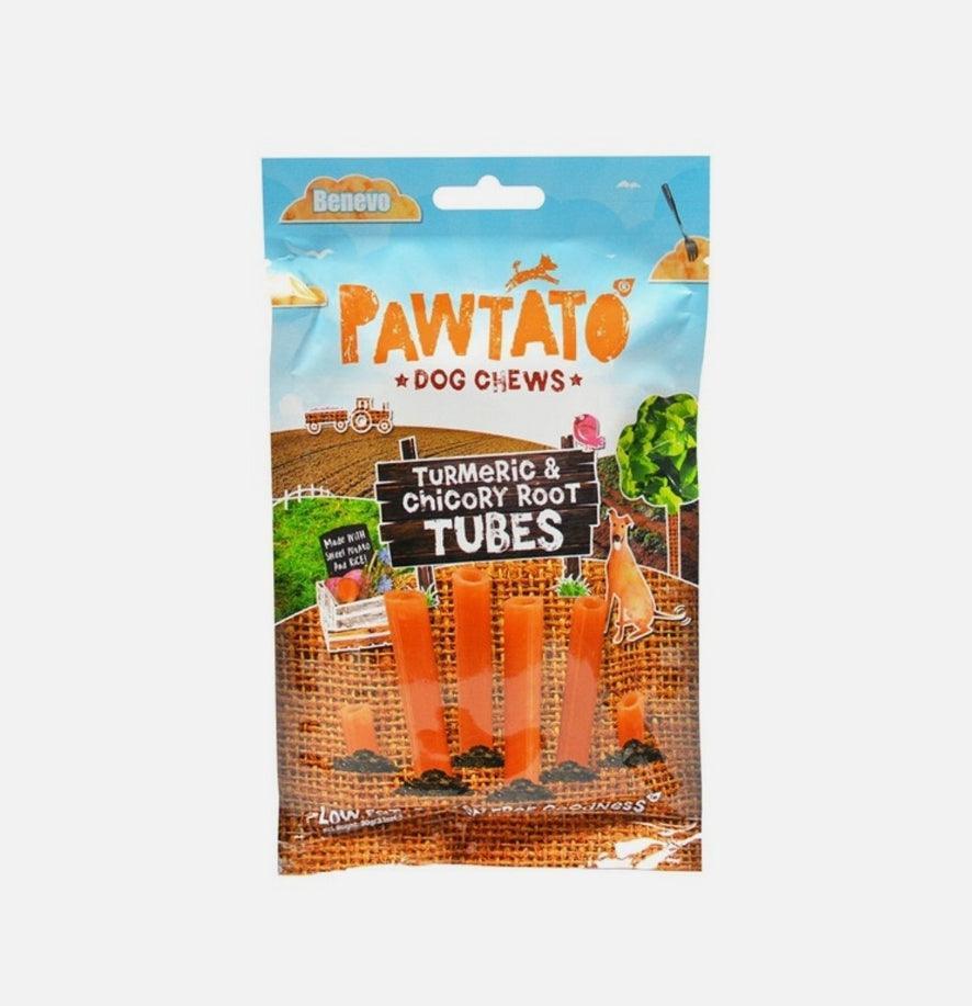 Pawtato Turmeric & Chicory Root Tubes (Vegan) | Luxury Home Accessories | Heulog Glow