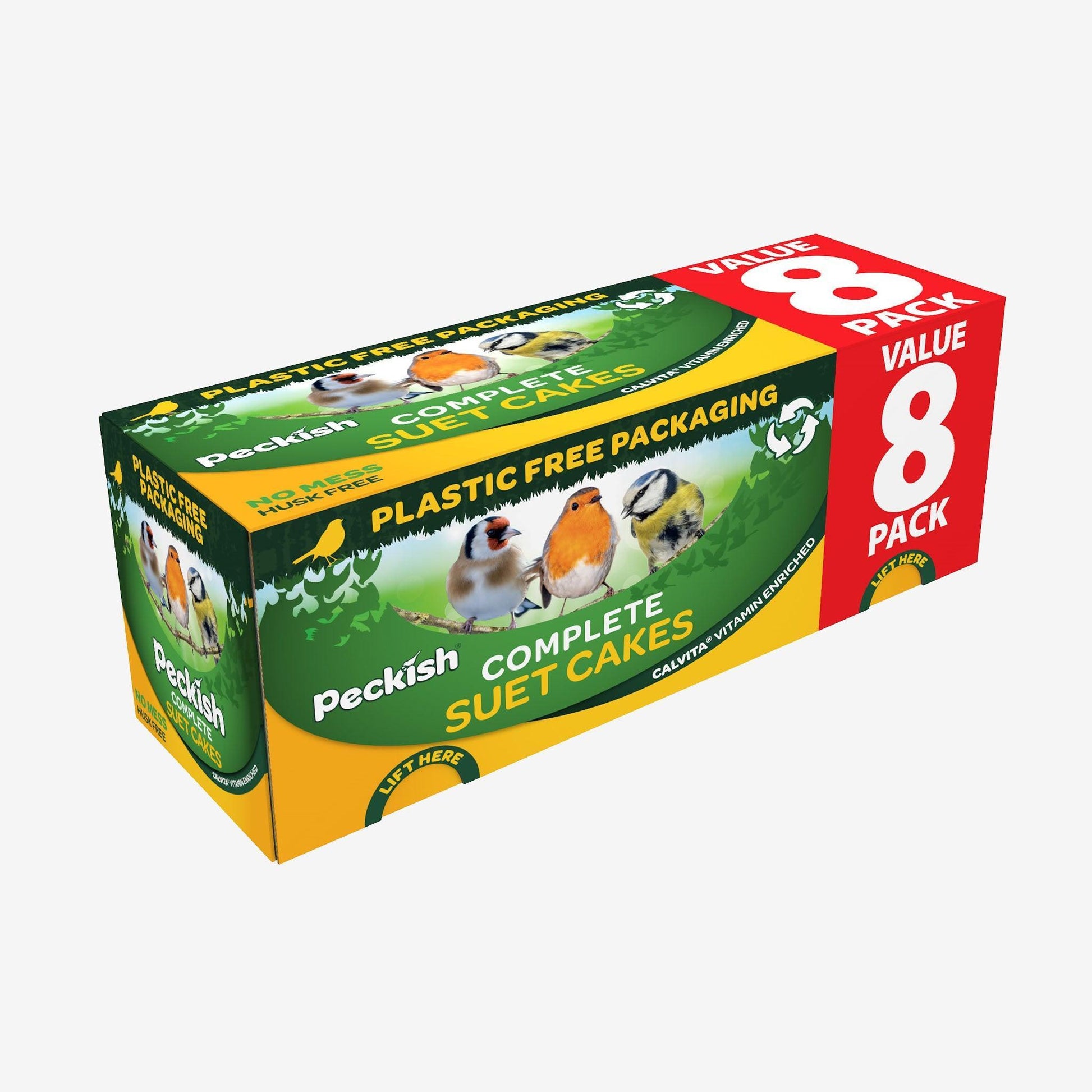Peckish Complete Suet Cake x8 | Luxury Home Accessories | Heulog Glow