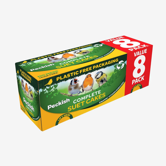 Peckish Complete Suet Cake x8 | Luxury Home Accessories | Heulog Glow