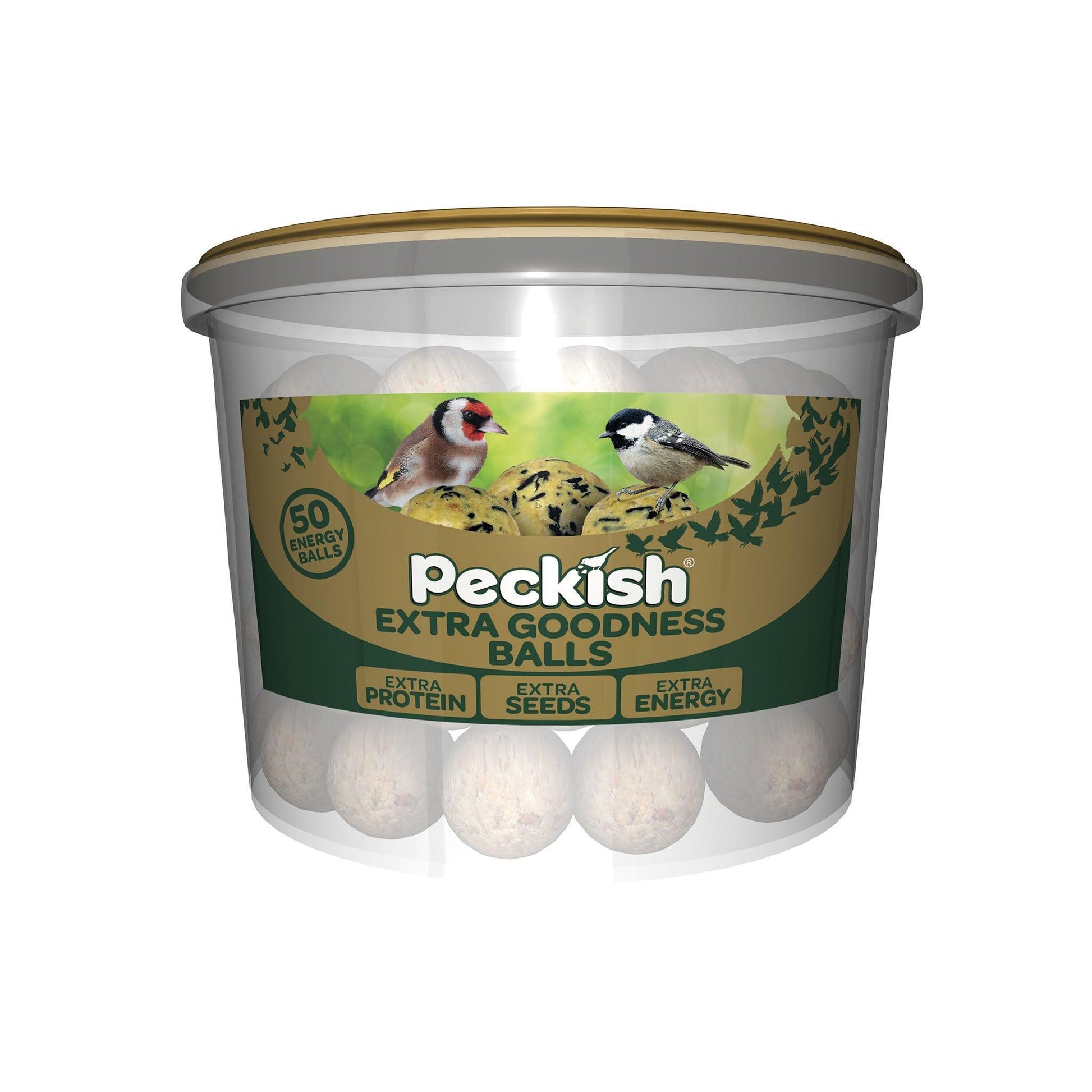 Peckish Extra Goodness 50 ball Tub | Luxury Home Accessories | Heulog Glow