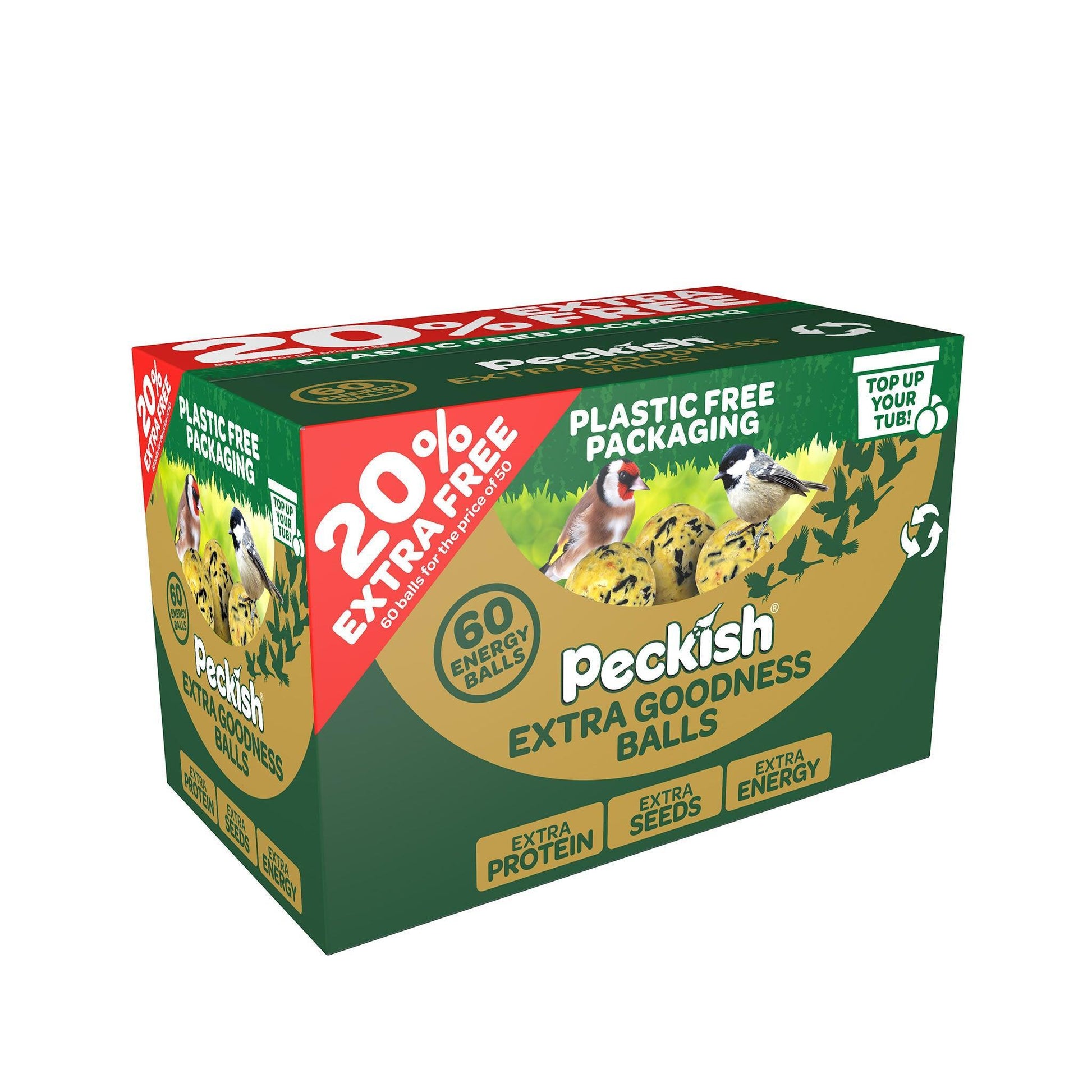 Peckish Extra Goodness 50 Box+20% | Luxury Home Accessories | Heulog Glow