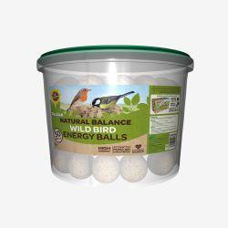 Peckish Natural Balance Energy Balls for Birds - 50 Ball Bucket | Luxury Home Accessories | Heulog Glow