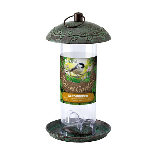 Peckish Secret Garden Seed Feeder | Luxury Home Accessories | Heulog Glow