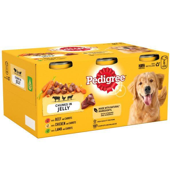 Pedigree Tins Meaty Meals 4x6x400g | Luxury Home Accessories | Heulog Glow