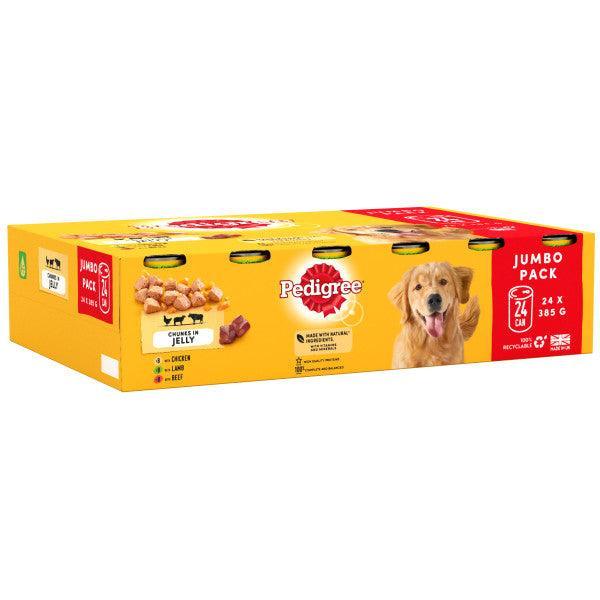 Pedigree Tins Mixed Jumbo CIJ 24x385g | Luxury Home Accessories | Heulog Glow
