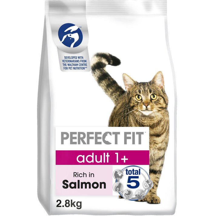 Perfect Fit Adult Dry Cat Food Salmon 750g | Luxury Home Accessories | Heulog Glow
