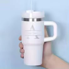 Personalised Pet Parent Travel Tumbler with Straw – 400ml Stainless Steel Cup | Luxury Home Accessories | Heulog Glow