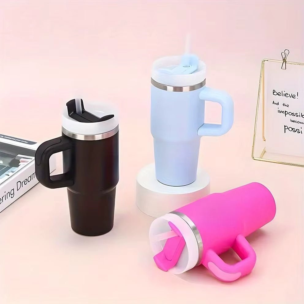 Personalised Pet Parent Travel Tumbler with Straw – 400ml Stainless Steel Cup | Luxury Home Accessories | Heulog Glow