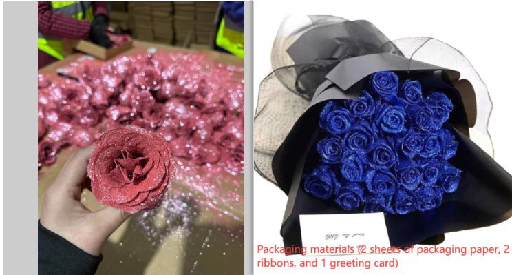Personalized Valentine's Day Bridal Bouquet Preserved Fresh Flower | Luxury Home Accessories | Heulog Glow