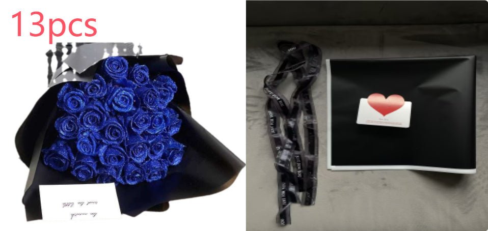 Personalized Valentine's Day Bridal Bouquet Preserved Fresh Flower | Luxury Home Accessories | Heulog Glow