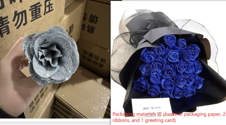Personalized Valentine's Day Bridal Bouquet Preserved Fresh Flower | Luxury Home Accessories | Heulog Glow