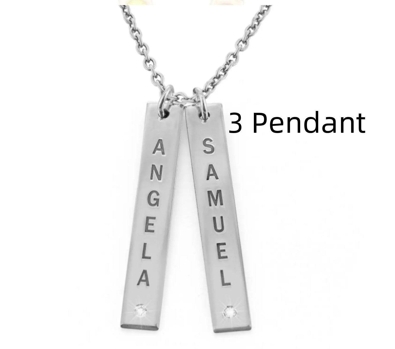 Personalized Vertical Necklace, Mother's Day Gift | Luxury Home Accessories | Heulog Glow