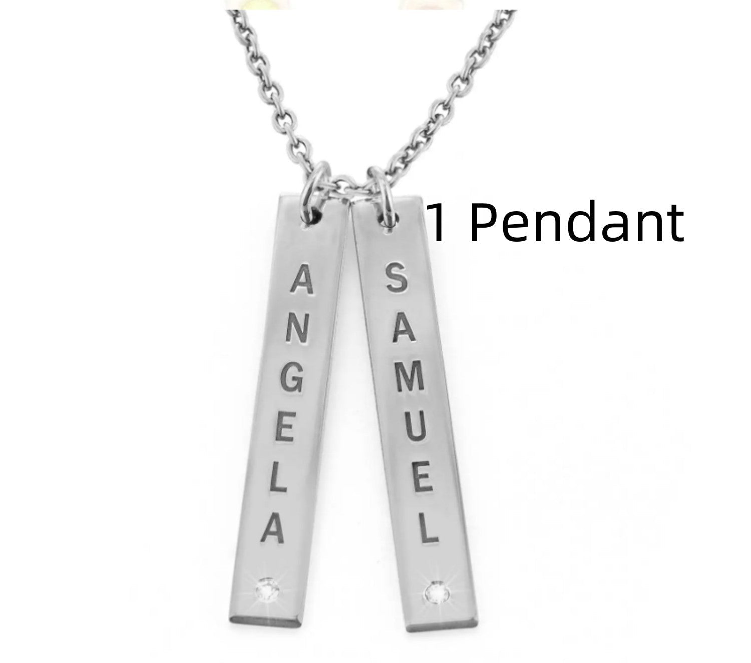 Personalized Vertical Necklace, Mother's Day Gift | Luxury Home Accessories | Heulog Glow