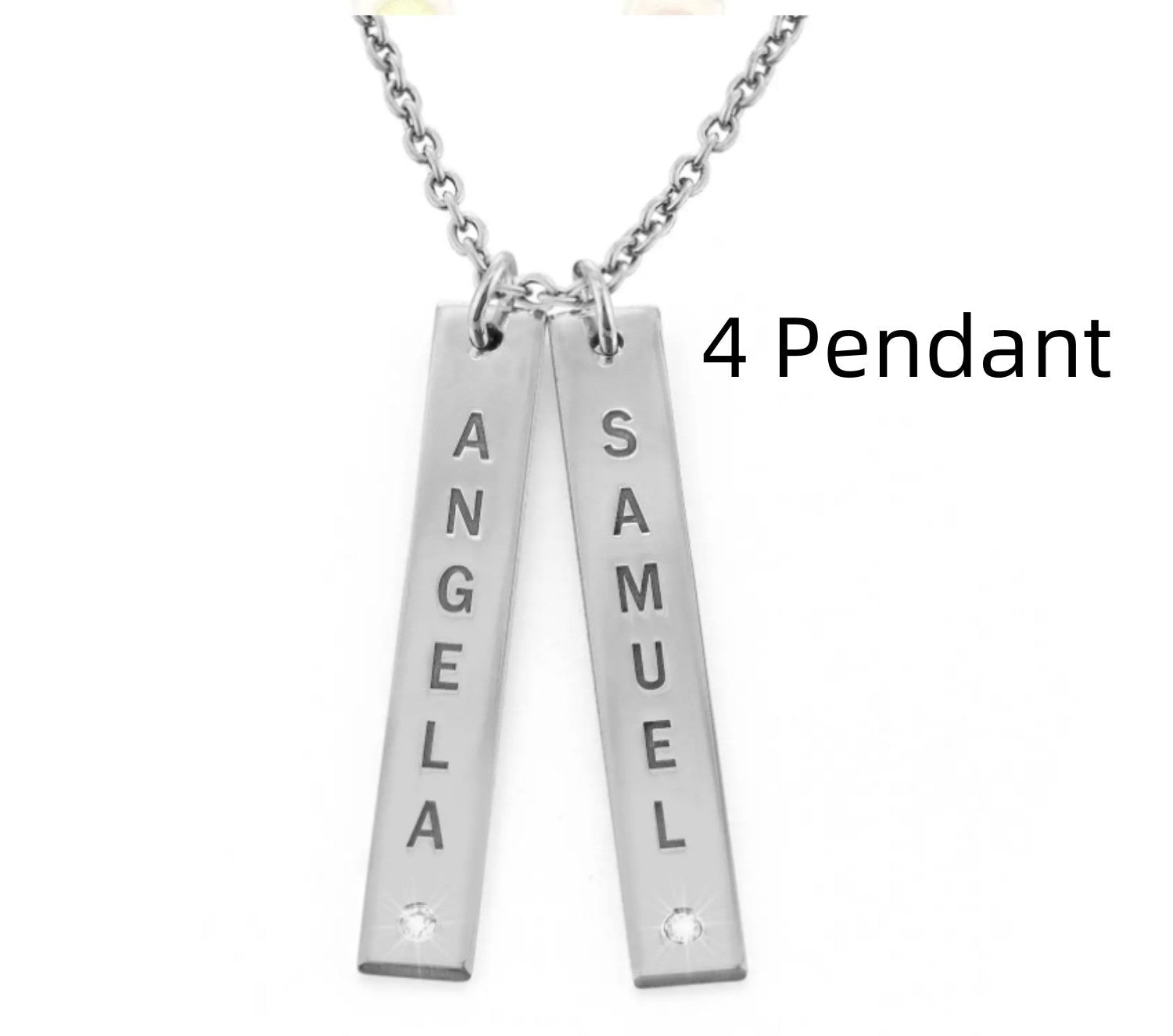Personalized Vertical Necklace, Mother's Day Gift | Luxury Home Accessories | Heulog Glow