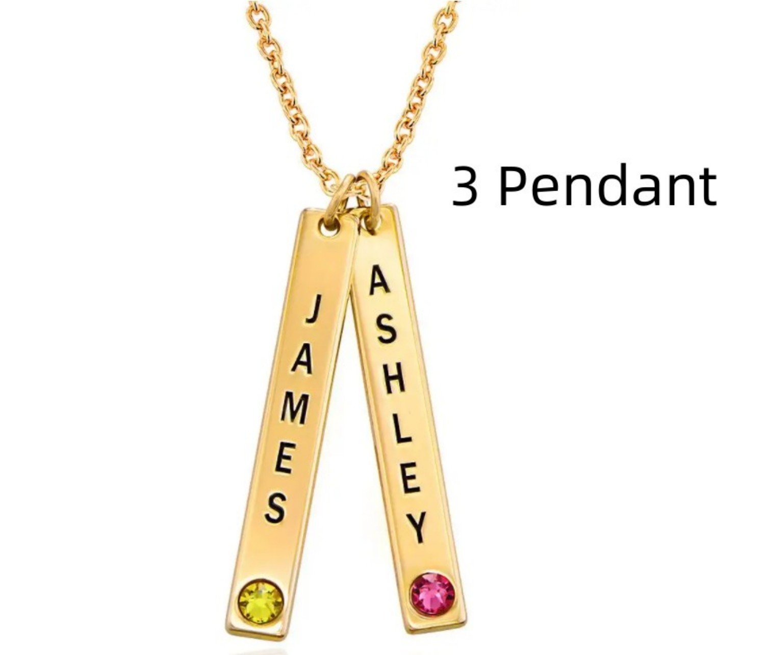 Personalized Vertical Necklace, Mother's Day Gift | Luxury Home Accessories | Heulog Glow