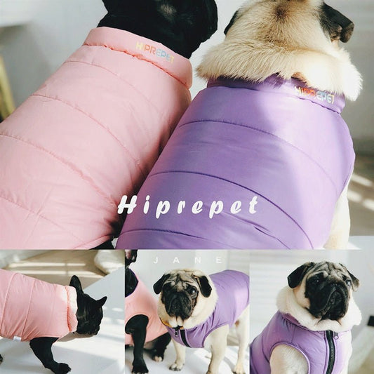 Pet Autumn And Winter Double-sided Cotton Vest Pug Jarre Aero Bull Ski Shirt | Luxury Home Accessories | Heulog Glow