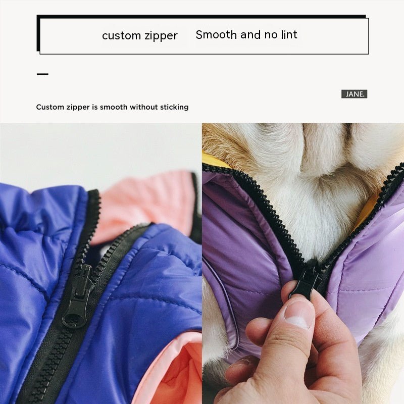 Pet Autumn And Winter Double-sided Cotton Vest Pug Jarre Aero Bull Ski Shirt | Luxury Home Accessories | Heulog Glow