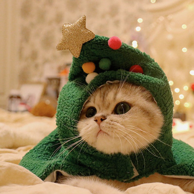 Pet Autumn And Winter Warm Antlers Hat Cloak | Luxury Home Accessories | Heulog Glow