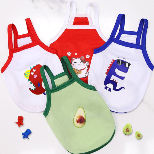 Pet Avocado Camisole Mesh Breathable Clothes | Luxury Home Accessories | Heulog Glow