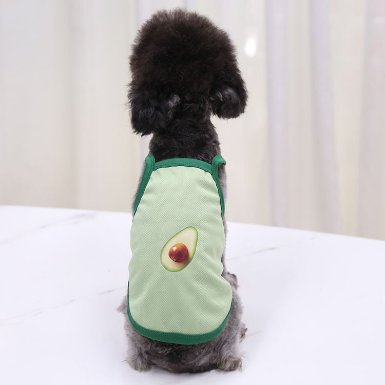 Pet Avocado Camisole Mesh Breathable Clothes | Luxury Home Accessories | Heulog Glow