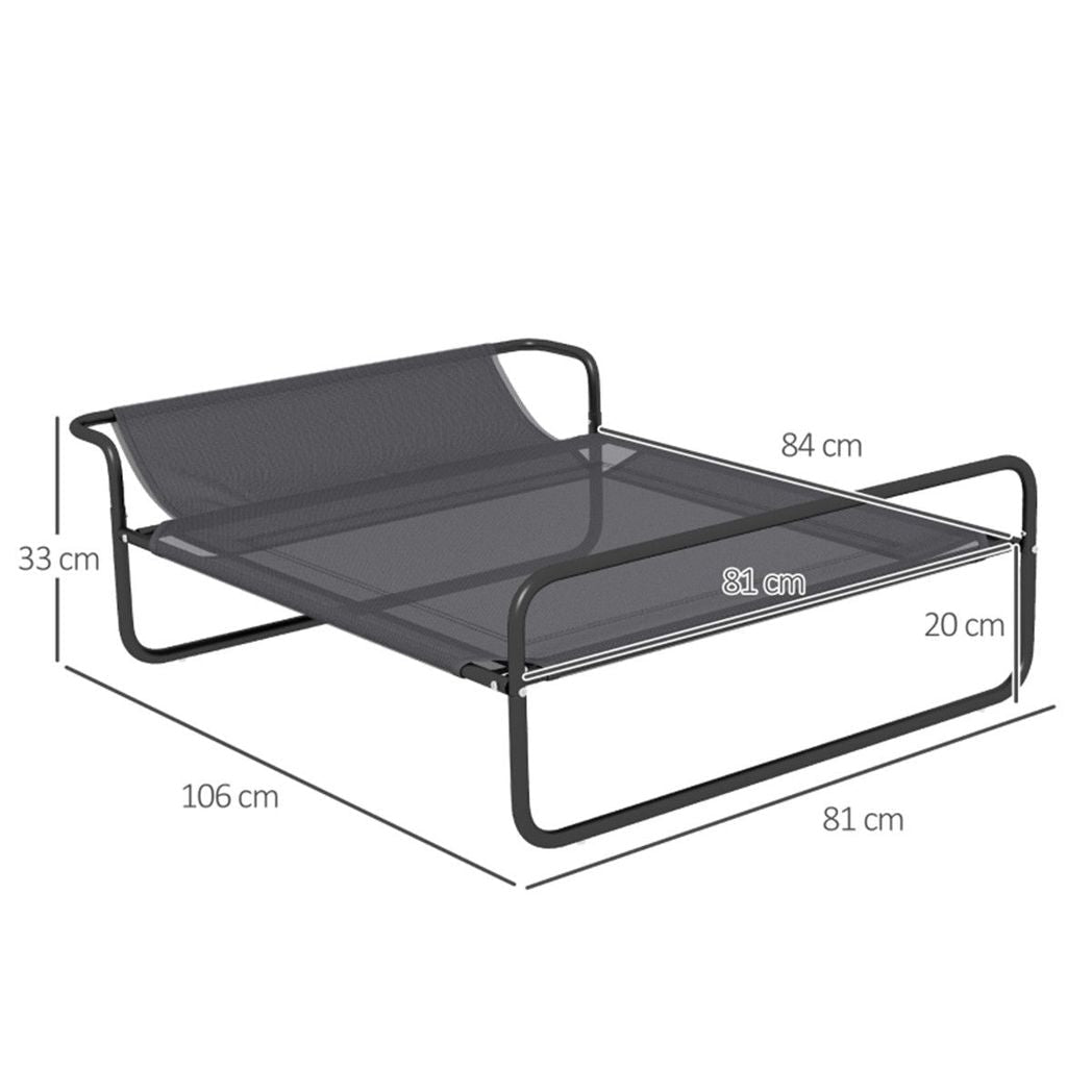 Pet Bed - Black 33H x 106L x 81Wcm | Luxury Home Accessories | Heulog Glow