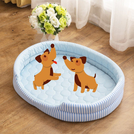 Pet Bed Ice Silk Mat Summer | Luxury Home Accessories | Heulog Glow