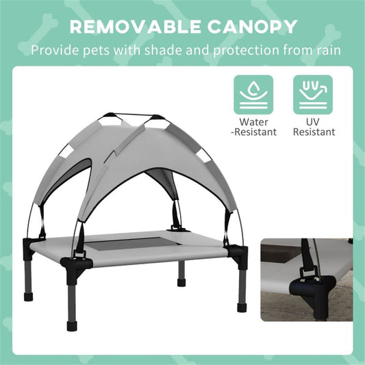 Pet Bed Light grey 63H x 61L x 46Wcm | Luxury Home Accessories | Heulog Glow