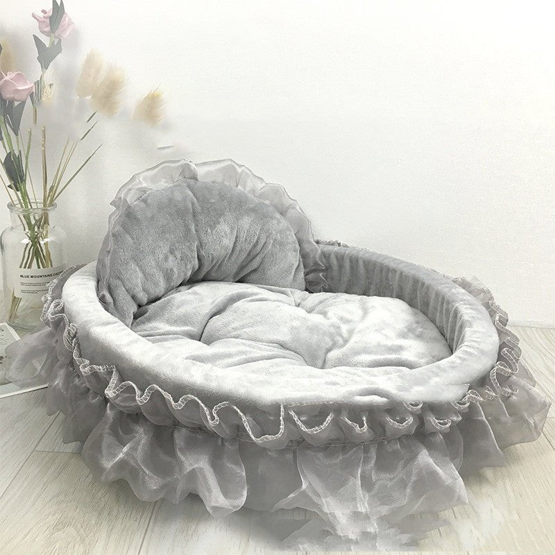 Pet Bed Princess Dog Nest Fantasy | Luxury Home Accessories | Heulog Glow