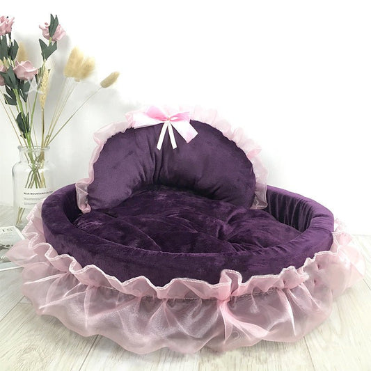 Pet Bed Princess Dog Nest Fantasy | Luxury Home Accessories | Heulog Glow
