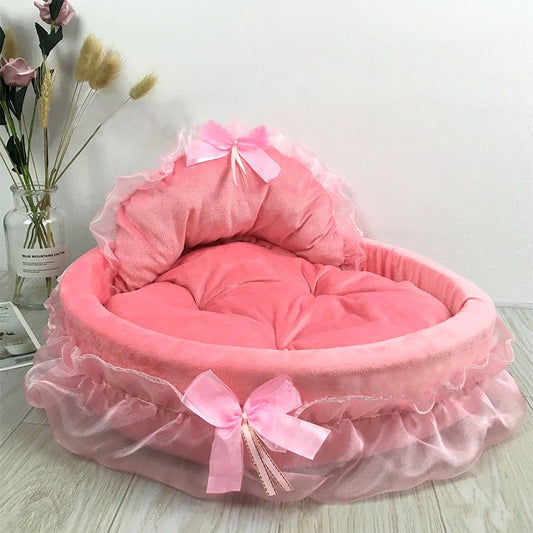 Pet Bed Princess Dog Nest Fantasy | Luxury Home Accessories | Heulog Glow