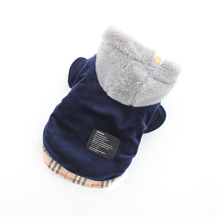 Pet bichon clothes velvet cotton coat | Luxury Home Accessories | Heulog Glow