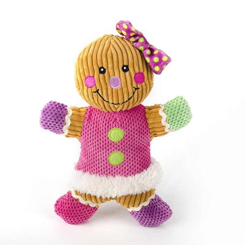 Pet Big Gingerbread Man Christmas Toy | Luxury Home Accessories | Heulog Glow