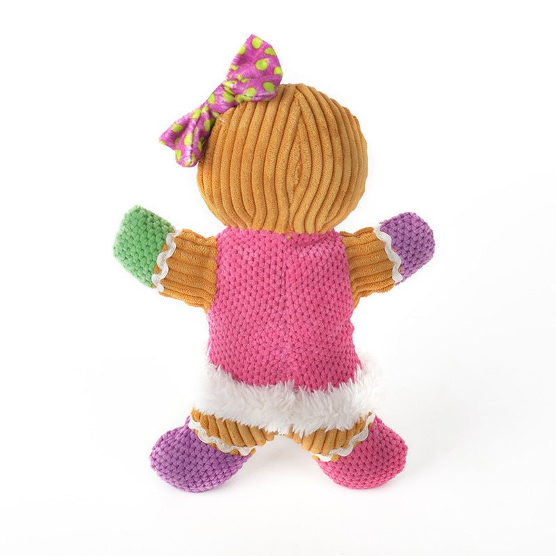 Pet Big Gingerbread Man Christmas Toy | Luxury Home Accessories | Heulog Glow