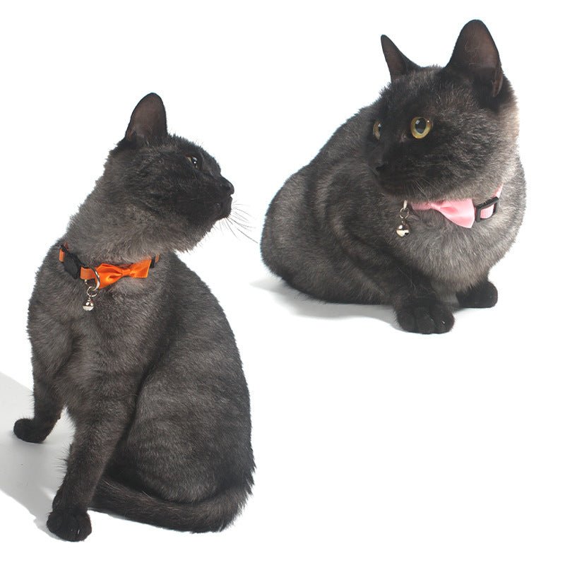 Pet Bow Collar Nylon Ribbon Multi-color Adjustable With Bell Pet Decorations | Luxury Home Accessories | Heulog Glow