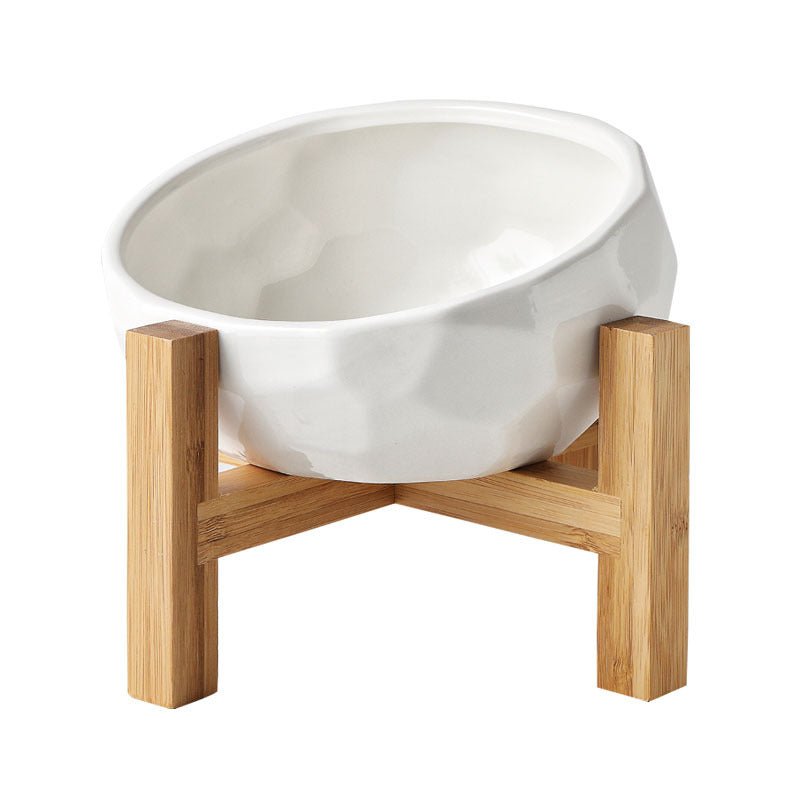 Pet bowl oblique mouth cat bowl food bowl dog bowl method bucket food bowl | Luxury Home Accessories | Heulog Glow