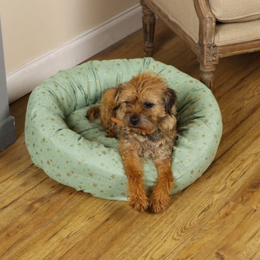 Pet Brands Starry Nights Sofa Bed L - Mint | Luxury Home Accessories | Heulog Glow