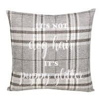 Pet Brands Tweedy Cushion With Quote Print | Luxury Home Accessories | Heulog Glow