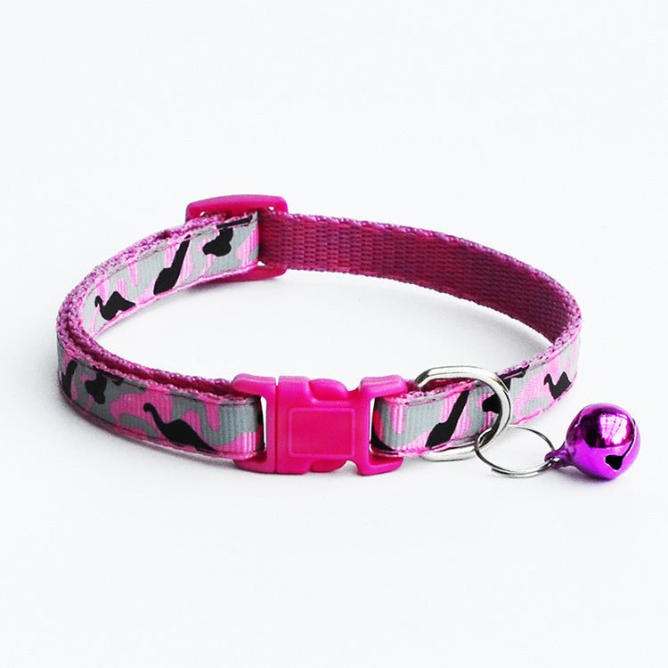 Pet camouflage bell collar | Luxury Home Accessories | Heulog Glow