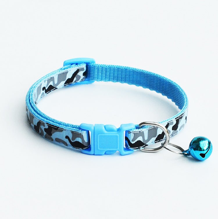 Pet camouflage bell collar | Luxury Home Accessories | Heulog Glow