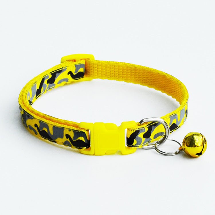 Pet camouflage bell collar | Luxury Home Accessories | Heulog Glow