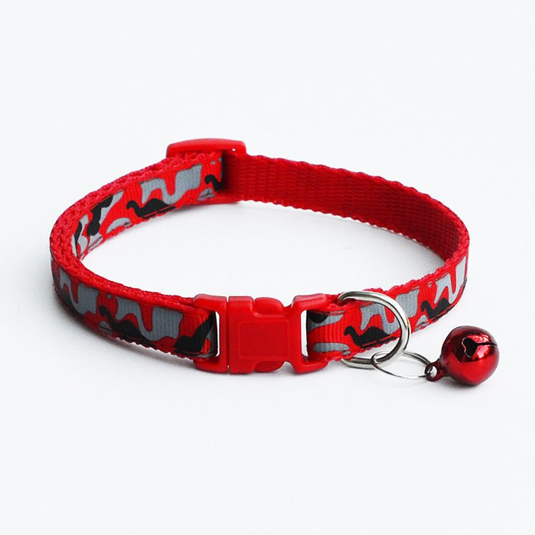 Pet camouflage bell collar | Luxury Home Accessories | Heulog Glow
