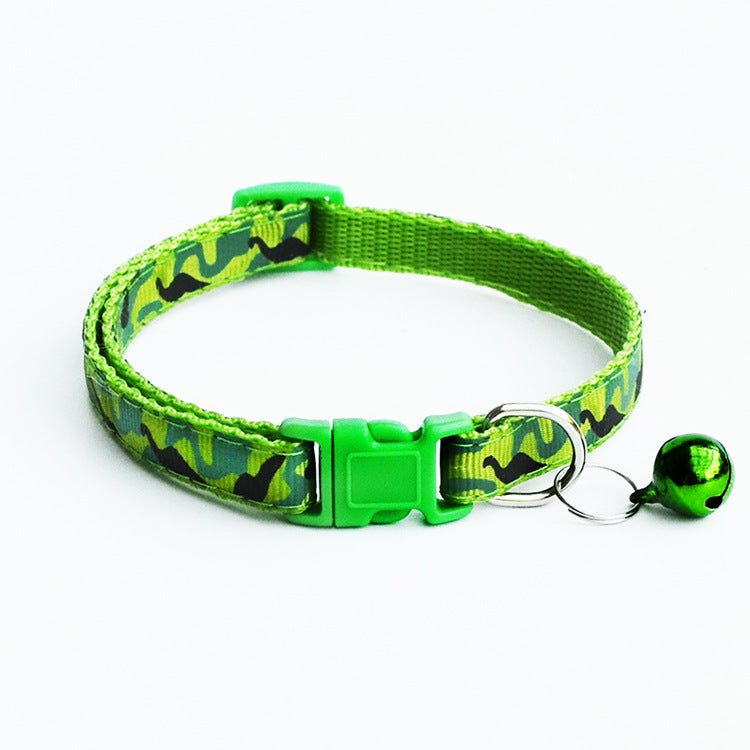 Pet camouflage bell collar | Luxury Home Accessories | Heulog Glow