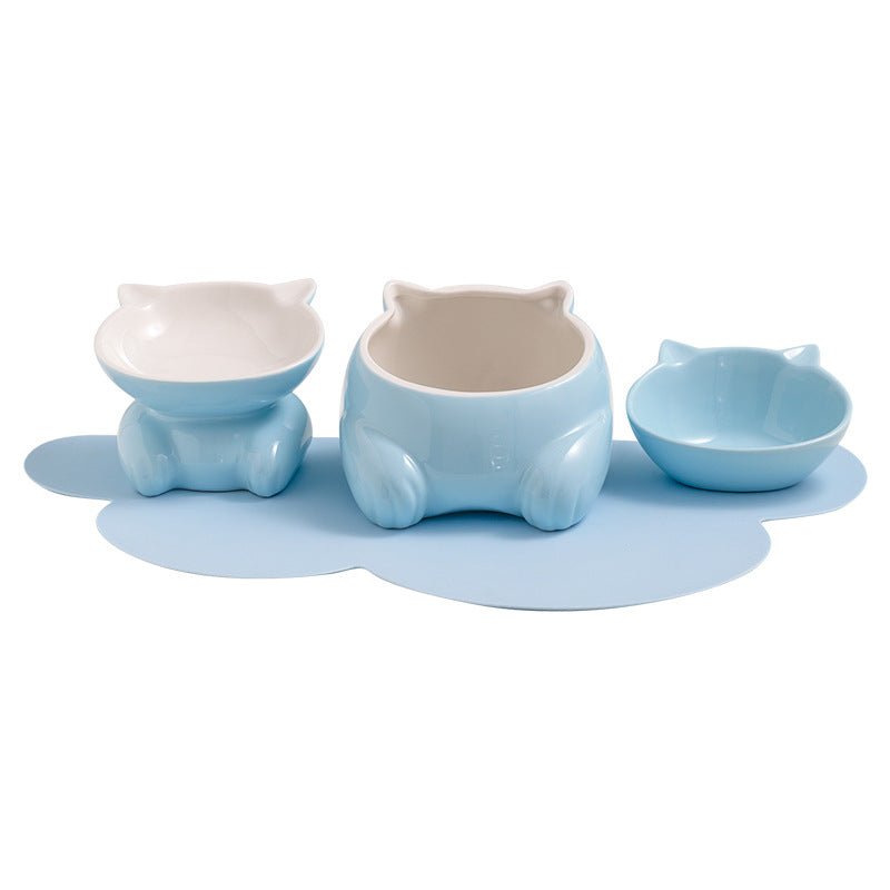 Pet cat bowl cartoon small q bowl | Luxury Home Accessories | Heulog Glow