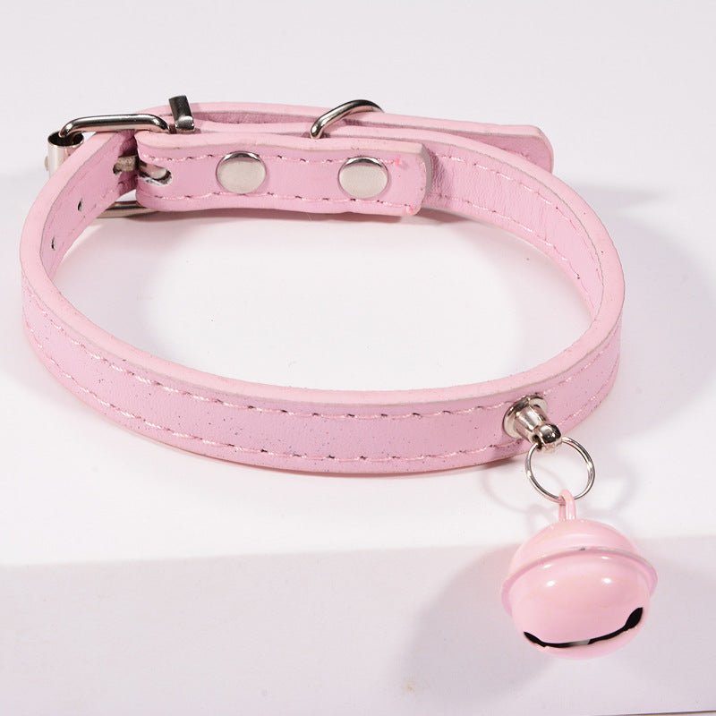 Pet cat cat color bell dog traction collar | Luxury Home Accessories | Heulog Glow