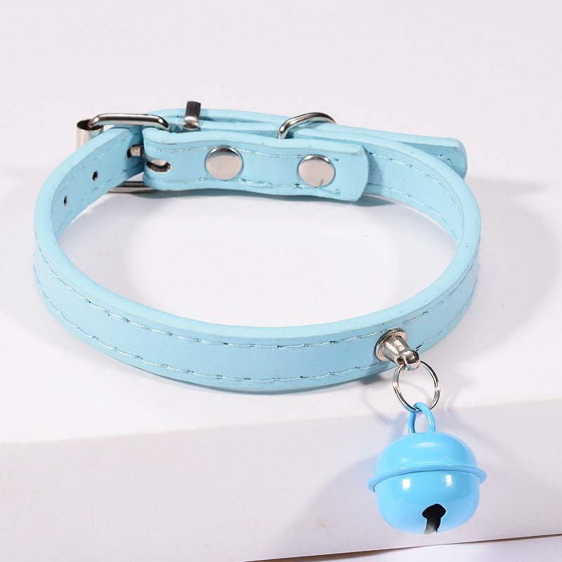 Pet cat cat color bell dog traction collar | Luxury Home Accessories | Heulog Glow