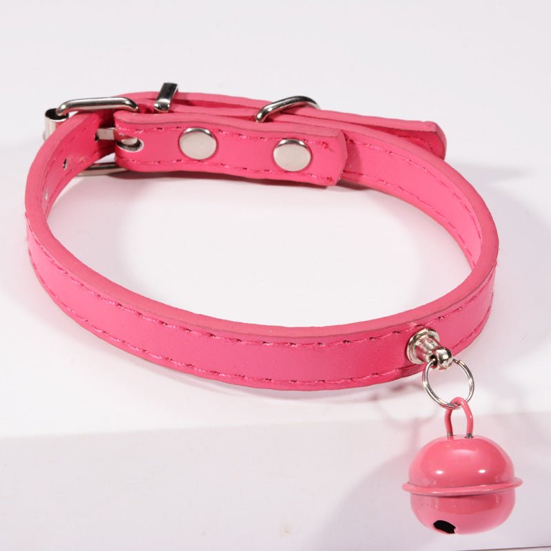 Pet cat cat color bell dog traction collar | Luxury Home Accessories | Heulog Glow