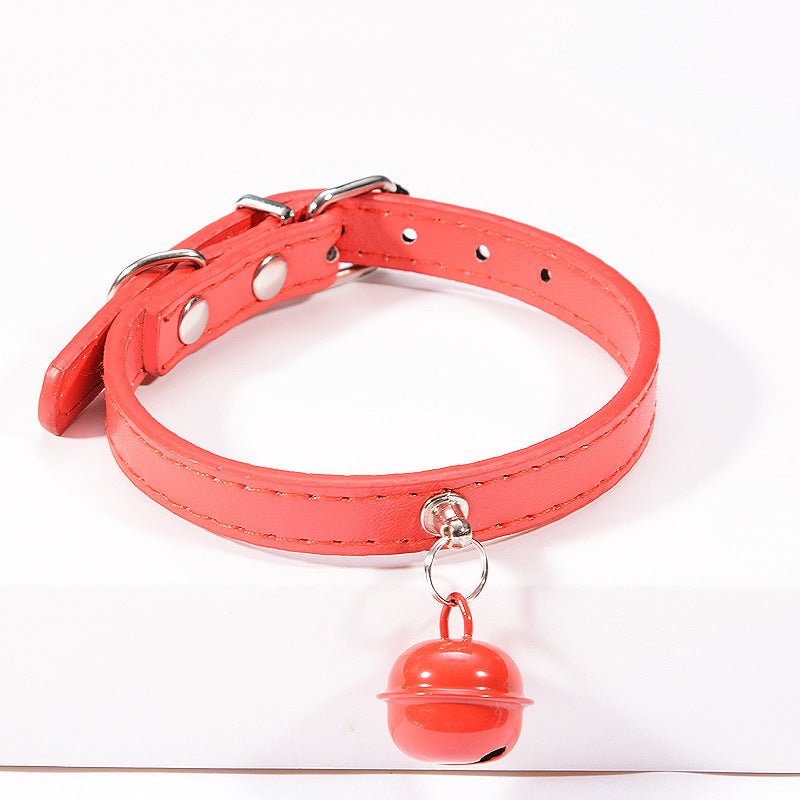 Pet cat cat color bell dog traction collar | Luxury Home Accessories | Heulog Glow