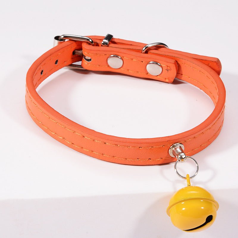 Pet cat cat color bell dog traction collar | Luxury Home Accessories | Heulog Glow