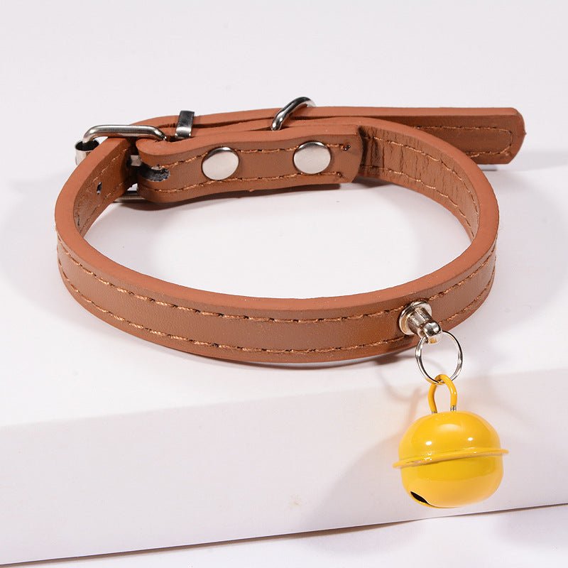 Pet cat cat color bell dog traction collar | Luxury Home Accessories | Heulog Glow