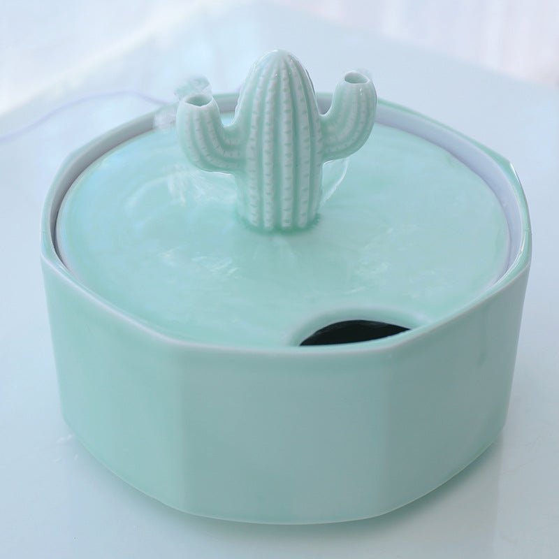 Pet Cat Ceramic Automatic Circulating Electric Active Water Dispenser | Luxury Home Accessories | Heulog Glow